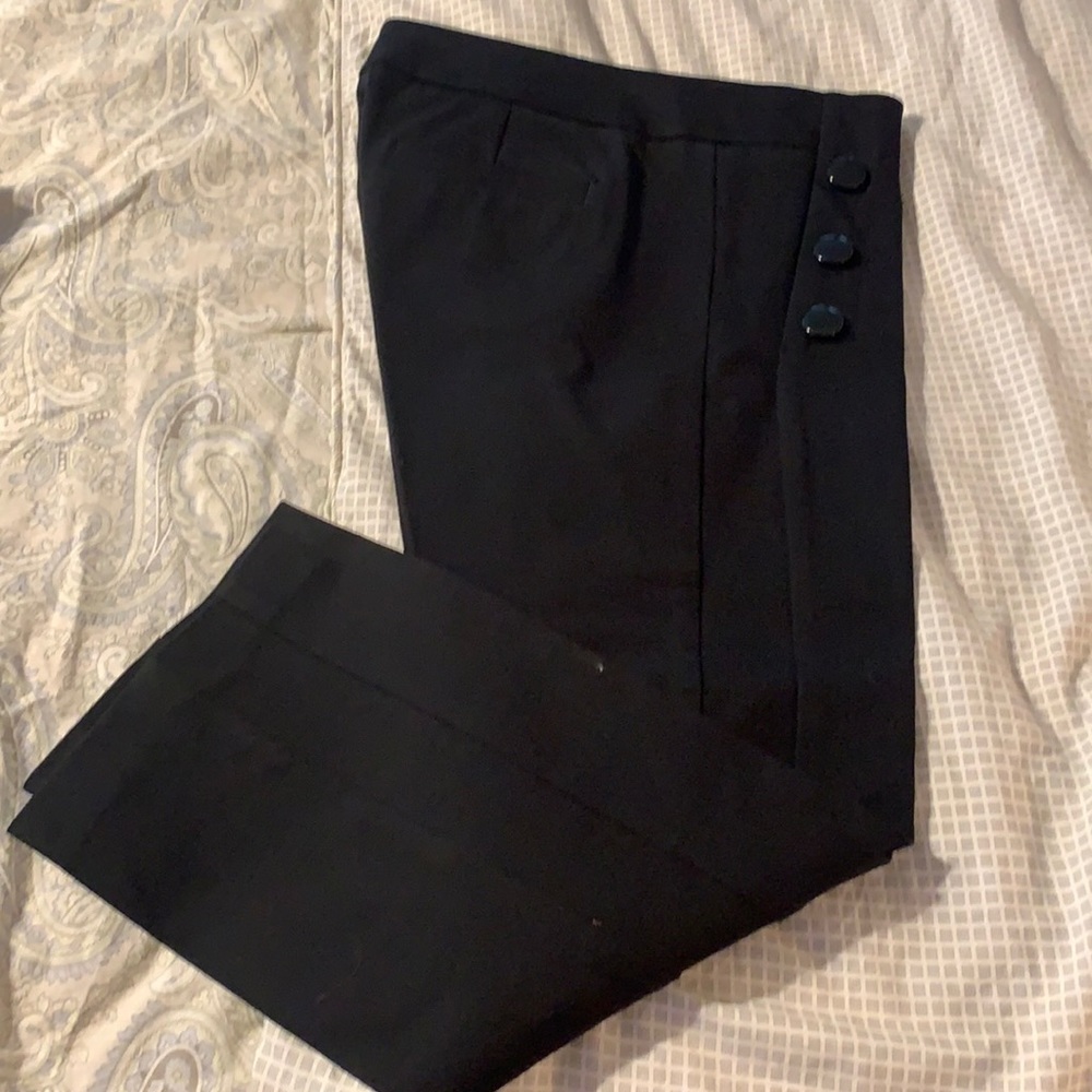 Loft black sailor pants